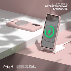 Etui Etteri Silicone Case do Samsung Galaxy S25 Plus jasnoróżowe