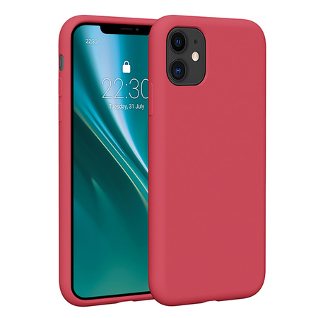 Etui Etteri Silicone Case do iPhone 11 malinowe
