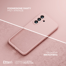 Etui Etteri Silicone Case do Samsung Galaxy A36 5G jasnoróżowe