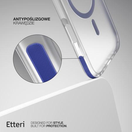 Etui Etteri Icy Mag do iPhone 17 Air niebieskie