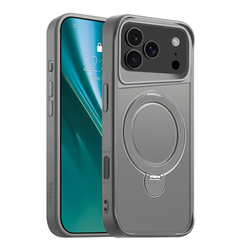 Etui Etteri Matt Mag Ring do iPhone 17 Pro Max szare