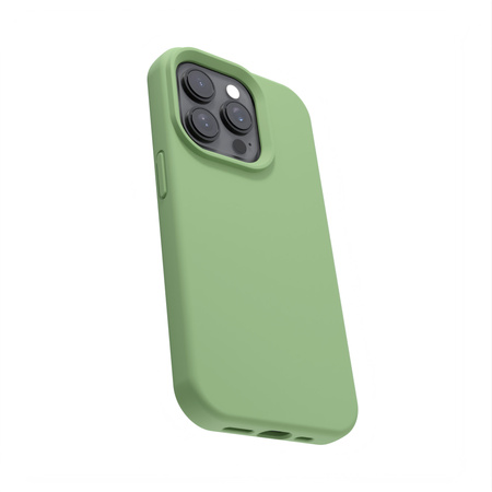 Etui Etteri Silicone Case do iPhone 16 Pro 6,3" jasnozielone