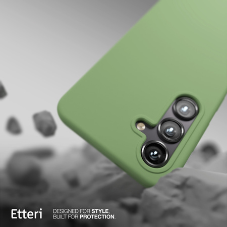 Etui Etteri Silicone Case do Samsung Galaxy S23 jasnozielone