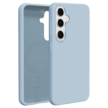 Etui Etteri Silicone Mag do Samsung Galaxy S25 jasnoniebieskie
