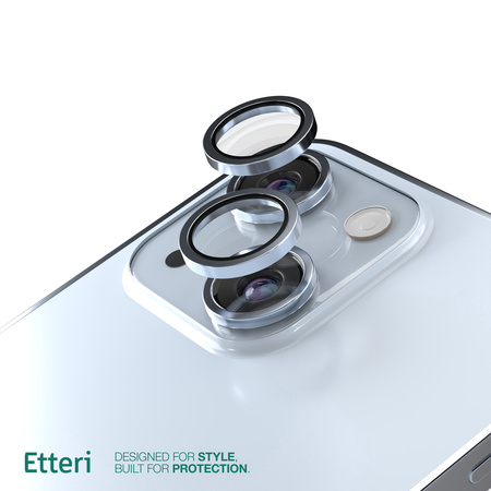 Etteri Camera Lens Protector szkło na aparat do iPhone 15 / 15 Plus niebieski