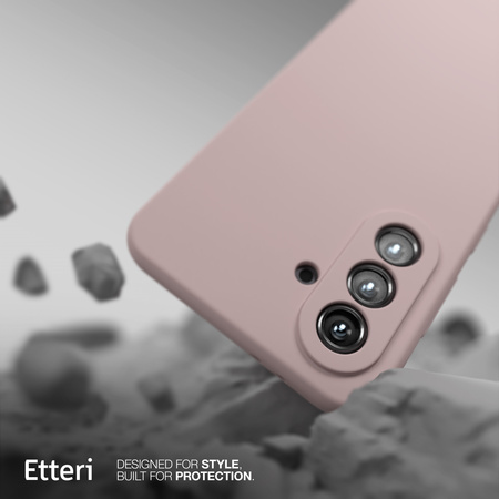 Etui Etteri Silicone Case do Samsung Galaxy A36 5G jasnoróżowe
