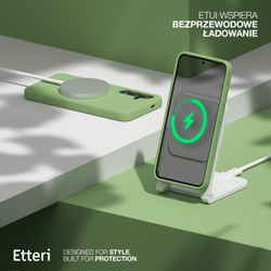 Etui Etteri Silicone Case do Samsung Galaxy S24 Plus jasnozielone