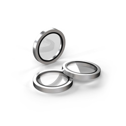 Etteri Camera Lens Protector szkło na aparat do iPhone 15 Pro / 15 Pro Max srebrny