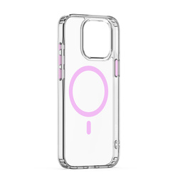 Etui Etteri Color Mag do iPhone 15 Pro 6,1" różowe