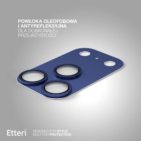Etteri pełna ochrona aparatów do iPhone 17 Pro Max niebieska