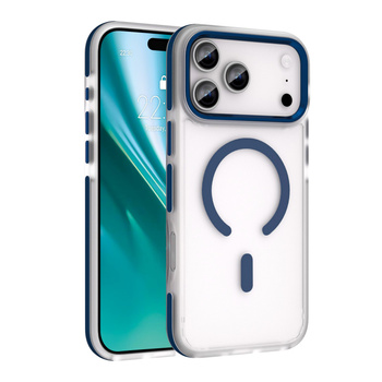 Etui Etteri Icy Mag do iPhone 17 Pro Max niebieskie