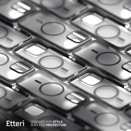 Etui Etteri Matt Mag do iPhone 15 Pro Max 6,7" czarne