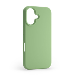 Etui Etteri Silicone Mag do iPhone 16 6,1" jasnozielone