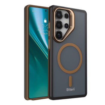 Nakładka Etteri Morning Fog do Samsung S25 Ultra brązowa