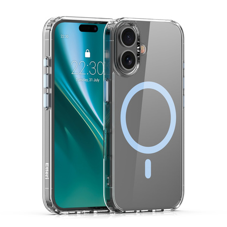 Etui Etteri Color Mag do iPhone 16 6,1" jasnoniebieskie