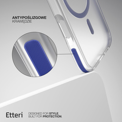 Etui Etteri Icy Mag do iPhone 17 niebieskie
