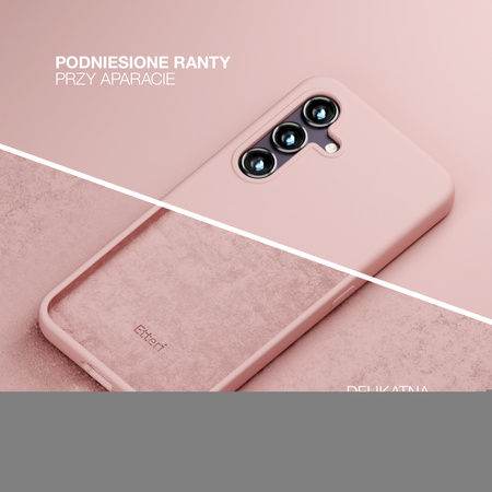 Etui Etteri Silicone Case do Samsung Galaxy S22 jasnoróżowe