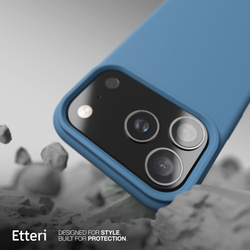 Etui Etteri Silicone Mag do iPhone 17 Pro Max ciemnoniebieskie