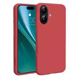 Etui Etteri Silicone Mag do iPhone 17 malinowe