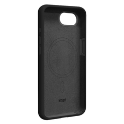 Etui Etteri Silicone Mag do iPhone 16e czarne