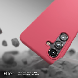 Etui Etteri Silicone Case do Samsung Galaxy S23 Plus malinowe