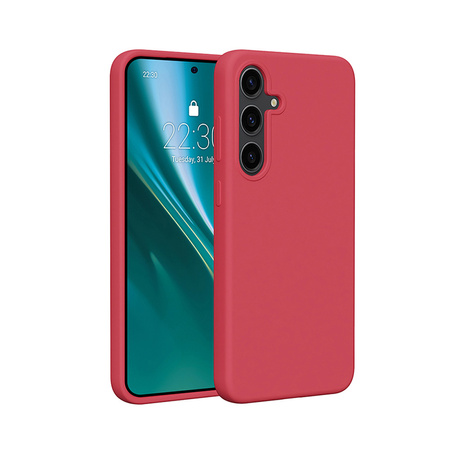 Etui Etteri Silicone Case do Samsung Galaxy S25 Plus malinowe