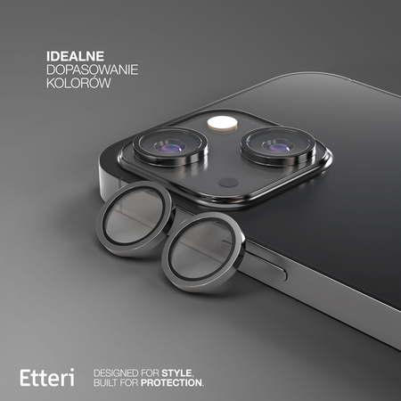 Etteri Camera Lens Protector szkło na aparat do iPhone 13 / 13 Mini czarny