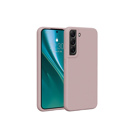 Etui Etteri Silicone Case do Samsung Galaxy S22 jasnoróżowe