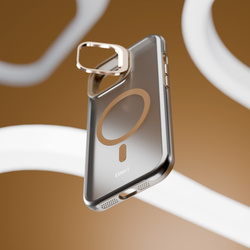 Nakładka Etteri Morning Fog do iPhone 15 6,1" brązowa