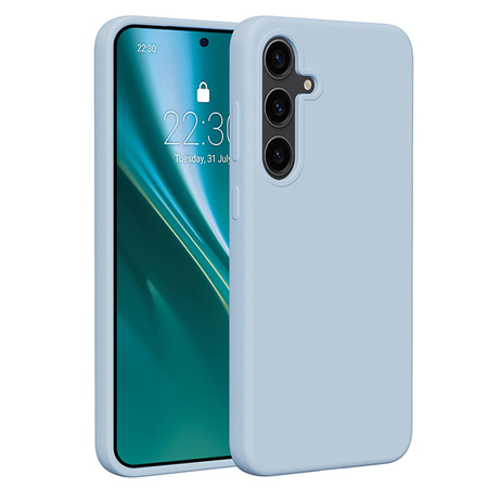 Etui Etteri Silicone Case do Samsung Galaxy S24 Plus jasnoniebieskie