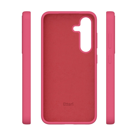 Etui Etteri Silicone Case do Samsung Galaxy S25 malinowe