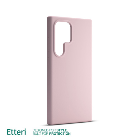 Etui Etteri Silicone Case do Samsung Galaxy S25 Ultra jasnoróżowe