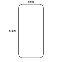 Etteri szkło hartowane 9D do iPhone 16 Pro 6,3" / iPhone 17 / iPhone 17 Pro