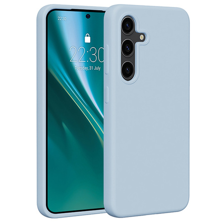 Etui Etteri Silicone Case do Samsung Galaxy S24 jasnoniebieskie