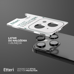 Etteri Camera Lens Protector szkło na aparat do iPhone 14 / 14 Plus czarny