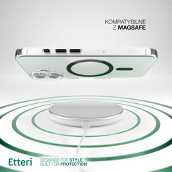 Etui Etteri Color Mag do iPhone 16 6,1" czarne