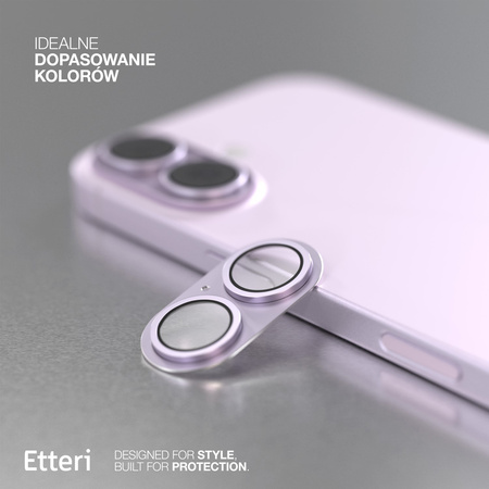 Etteri pełna ochrona aparatów do iPhone 17 różowa