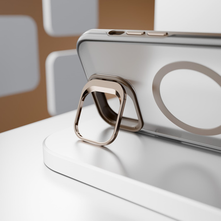 Nakładka Etteri Morning Fog do iPhone 13 6,1" brązowa