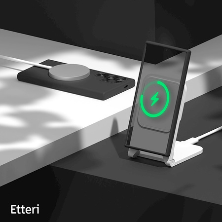 Etui Etteri Silicone Mag do Samsung Galaxy S25 Ultra czarne