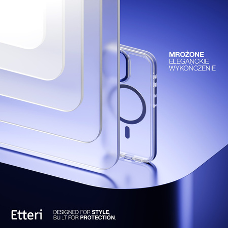 Etui Etteri Icy Mag do iPhone 17 niebieskie