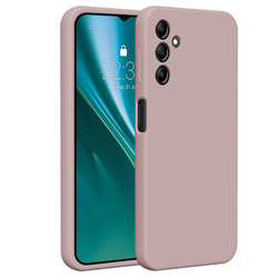 Etui Etteri Silicone Case do Samsung Galaxy A14 jasnoróżowe
