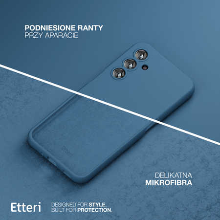 Etui Etteri Silicone Case do Samsung Galaxy A36 5G ciemnoniebieskie