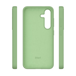 Etui Etteri Silicone Case do Samsung Galaxy S25 jasnozielone