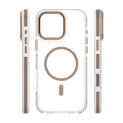 Etui Etteri Icy Mag do iPhone 16 Pro 6,3" złote