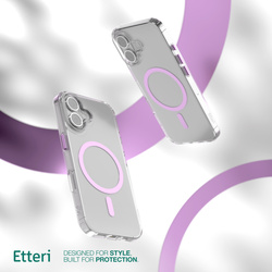 Etui Etteri Color Mag do iPhone 16 6,1" różowe