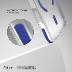 Etui Etteri Icy Mag do iPhone 17 Pro Max niebieskie