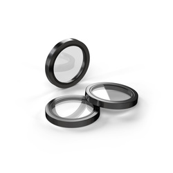 Etteri Camera Lens Protector szkło na aparat do iPhone 15 Pro / 15 Pro Max czarny