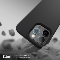 Etui Etteri Silicone Mag do iPhone 12 / 12 Pro 6,1" czarne
