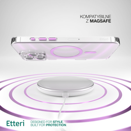Etui Etteri Color Mag do iPhone 16 Pro 6,3" różowe
