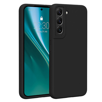 Etui Etteri Silicone Case do Samsung Galaxy S22 czarne